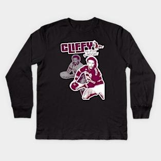 OG FOOTY - Cliff Lyons - Boss Of Brookie Kids Long Sleeve T-Shirt